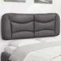 Gepolstertes Bettkopfteil aus grauem Kunstleder, 120 cm von , Kopf- und Fußteile - Ref: Foro24-374571, Preis: 55,43 €, Rabatt: %