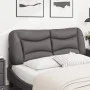 Gepolstertes Bettkopfteil aus grauem Kunstleder, 120 cm von , Kopf- und Fußteile - Ref: Foro24-374571, Preis: 55,43 €, Rabatt: %