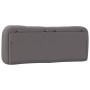 Cabecero de cama acolchado cuero sintético gris 120 cm de , Cabeceros y pies de cama - Ref: Foro24-374571, Precio: 56,05 €, D...