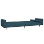 2-Sitzer-Schlafsofa mit zwei blauen Samtkissen von , Sofas - Ref: Foro24-375748, Preis: 289,13 €, Rabatt: %