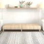 Sofá cama de 2 plazas tela color crema de , Sofás - Ref: Foro24-375757, Precio: 235,21 €, Descuento: %