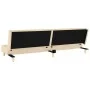 Sofá cama de 2 plazas tela color crema de , Sofás - Ref: Foro24-375757, Precio: 235,21 €, Descuento: %