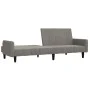 Sofá cama de 2 plazas terciopelo gris claro de , Sofás - Ref: Foro24-375774, Precio: 271,33 €, Descuento: %