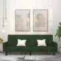 Sofá cama de 2 plazas terciopelo verde oscuro de , Sofás - Ref: Foro24-375776, Precio: 271,23 €, Descuento: %