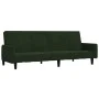 Sofá cama de 2 plazas terciopelo verde oscuro de , Sofás - Ref: Foro24-375776, Precio: 271,23 €, Descuento: %