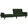Sofá cama de 2 plazas terciopelo verde oscuro de , Sofás - Ref: Foro24-375776, Precio: 271,23 €, Descuento: %