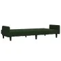 Sofá cama de 2 plazas terciopelo verde oscuro de , Sofás - Ref: Foro24-375776, Precio: 271,23 €, Descuento: %