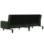 Sofá cama de 2 plazas terciopelo verde oscuro de , Sofás - Ref: Foro24-375776, Precio: 271,23 €, Descuento: %
