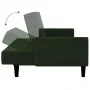 Sofá cama de 2 plazas terciopelo verde oscuro de , Sofás - Ref: Foro24-375776, Precio: 271,23 €, Descuento: %