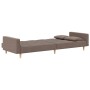 2-Sitzer-Schlafsofa mit zwei taupegrauen Stoffkissen von , Sofas - Ref: Foro24-375805, Preis: 295,76 €, Rabatt: %