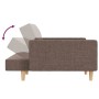 2-Sitzer-Schlafsofa mit zwei taupegrauen Stoffkissen von , Sofas - Ref: Foro24-375805, Preis: 295,76 €, Rabatt: %