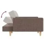 Two-seater sofa bed with two taupe gray fabric pillows. by , Sofas - Ref: Foro24-375805, Price: 292,08 €, Discount: %