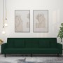 2-Sitzer-Schlafsofa mit zwei dunkelgrünen Samtkissen von , Sofas - Ref: Foro24-375818, Preis: 276,19 €, Rabatt: %