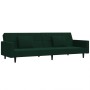 2-Sitzer-Schlafsofa mit zwei dunkelgrünen Samtkissen von , Sofas - Ref: Foro24-375818, Preis: 276,19 €, Rabatt: %