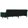 2-Sitzer-Schlafsofa mit zwei dunkelgrünen Samtkissen von , Sofas - Ref: Foro24-375818, Preis: 276,19 €, Rabatt: %