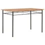 Esszimmerset 7-teilig aus MDF und braunem Stahl von vidaXL, Möbelsets für Küchen und Esszimmer - Ref: Foro24-281401, Preis: 2...