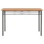 Esszimmerset 7-teilig aus MDF und braunem Stahl von vidaXL, Möbelsets für Küchen und Esszimmer - Ref: Foro24-281401, Preis: 2...