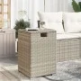 Mesa cubierta para bombona de gas ratán gris claro 40x40x60 cm de , Mesas de jardín - Ref: Foro24-366298, Precio: 72,78 €, De...