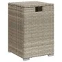 Mesa cubierta para bombona de gas ratán gris claro 40x40x60 cm de , Mesas de jardín - Ref: Foro24-366298, Precio: 72,78 €, De...
