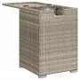 Mesa cubierta para bombona de gas ratán gris claro 40x40x60 cm de , Mesas de jardín - Ref: Foro24-366298, Precio: 72,78 €, De...