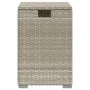 Mesa cubierta para bombona de gas ratán gris claro 40x40x60 cm de , Mesas de jardín - Ref: Foro24-366298, Precio: 72,78 €, De...