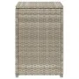 Mesa cubierta para bombona de gas ratán gris claro 40x40x60 cm de , Mesas de jardín - Ref: Foro24-366298, Precio: 72,78 €, De...