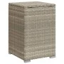 Mesa cubierta para bombona de gas ratán gris claro 40x40x60 cm de , Mesas de jardín - Ref: Foro24-366298, Precio: 72,78 €, De...