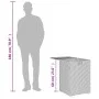 Gedeckter Tisch für Gasflasche hellgraues Rattan 40x40x60 cm von , Gartentische - Ref: Foro24-366298, Preis: 72,78 €, Rabatt: %