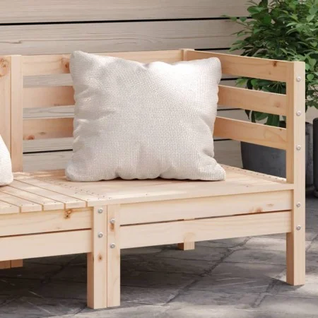 Solid pine wood corner garden sofa by , Modular outdoor sofas - Ref: Foro24-837977, Price: 56,02 €, Discount: %