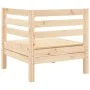 Garten-Ecksofa aus massivem Kiefernholz von , Modulare Sofas für den Außenbereich - Ref: Foro24-837977, Preis: 57,54 €, Rabat...