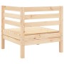 Sofá de esquina de jardín madera maciza de pino de , Sofás modulares de exterior - Ref: Foro24-837977, Precio: 58,20 €