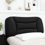 Black synthetic leather padded bed headboard 90 cm by , Headboards and footboards - Ref: Foro24-374544, Price: 61,93 €, Disco...