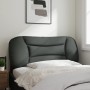 Cabecero de cama acolchado tela gris oscuro 100 cm de , Cabeceros y pies de cama - Ref: Foro24-374550, Precio: 39,57 €, Descu...