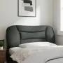 Dark gray fabric padded bed headboard 100 cm by , Headboards and footboards - Ref: Foro24-374550, Price: 39,23 €, Discount: %