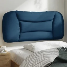 Gepolstertes Kopfteil mit blauem Stoff, 80 cm von , Kopf- und Fußteile - Ref: Foro24-374531, Preis: 44,82 €, Rabatt: %