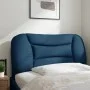 Padded headboard with blue fabric 80 cm by , Headboards and footboards - Ref: Foro24-374531, Price: 44,82 €, Discount: %