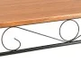 Esszimmerset 7-teilig aus MDF und braunem Stahl von vidaXL, Möbelsets für Küchen und Esszimmer - Ref: Foro24-281401, Preis: 2...
