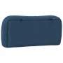 Padded headboard with blue fabric 80 cm by , Headboards and footboards - Ref: Foro24-374531, Price: 44,82 €, Discount: %