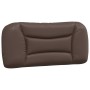Cabecero de cama acolchado cuero sintético marrón 90 cm de , Cabeceros y pies de cama - Ref: Foro24-374546, Precio: 61,96 €, ...