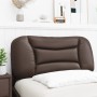 Cabecero de cama acolchado cuero sintético marrón 90 cm de , Cabeceros y pies de cama - Ref: Foro24-374546, Precio: 61,96 €, ...