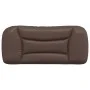 Cabecero de cama acolchado cuero sintético marrón 90 cm de , Cabeceros y pies de cama - Ref: Foro24-374546, Precio: 60,97 €, ...
