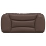 Cabecero de cama acolchado cuero sintético marrón 90 cm de , Cabeceros y pies de cama - Ref: Foro24-374546, Precio: 61,96 €, ...