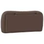 Cabecero de cama acolchado cuero sintético marrón 90 cm de , Cabeceros y pies de cama - Ref: Foro24-374546, Precio: 60,97 €, ...