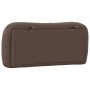 Cabecero de cama acolchado cuero sintético marrón 90 cm de , Cabeceros y pies de cama - Ref: Foro24-374546, Precio: 61,96 €, ...