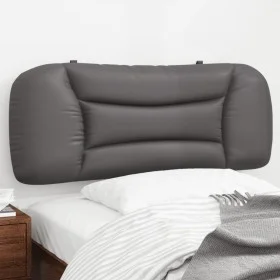 Gepolstertes Bettkopfteil aus grauem Kunstleder, 100 cm von , Kopf- und Fußteile - Ref: Foro24-374559, Preis: 45,06 €, Rabatt: %