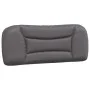 Cabecero de cama acolchado cuero sintético gris 100 cm de , Cabeceros y pies de cama - Ref: Foro24-374559, Precio: 45,30 €, D...