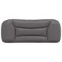 Cabecero de cama acolchado cuero sintético gris 100 cm de , Cabeceros y pies de cama - Ref: Foro24-374559, Precio: 45,30 €, D...