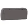 Cabecero de cama acolchado cuero sintético gris 100 cm de , Cabeceros y pies de cama - Ref: Foro24-374559, Precio: 45,30 €, D...