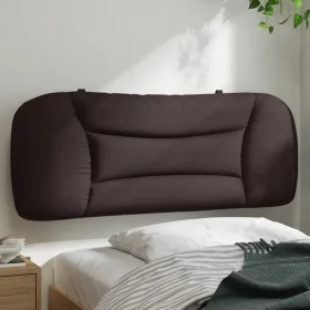 Padded headboard dark brown fabric 100 cm by , Headboards and footboards - Ref: Foro24-374552, Price: 39,23 €, Discount: %