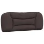 Padded headboard dark brown fabric 100 cm by , Headboards and footboards - Ref: Foro24-374552, Price: 39,23 €, Discount: %